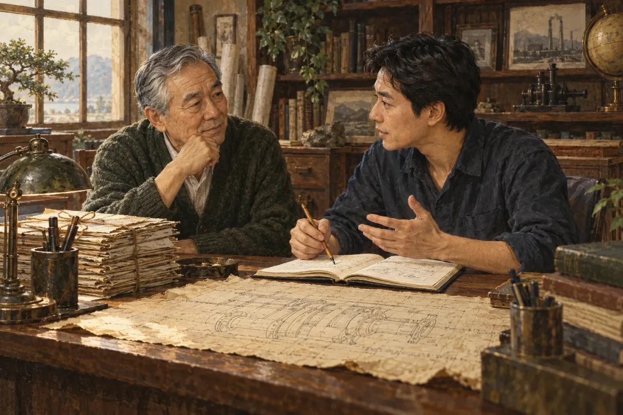 把經驗傳下去，也包含讓下一代說明自己的判斷，並學習承擔結果。